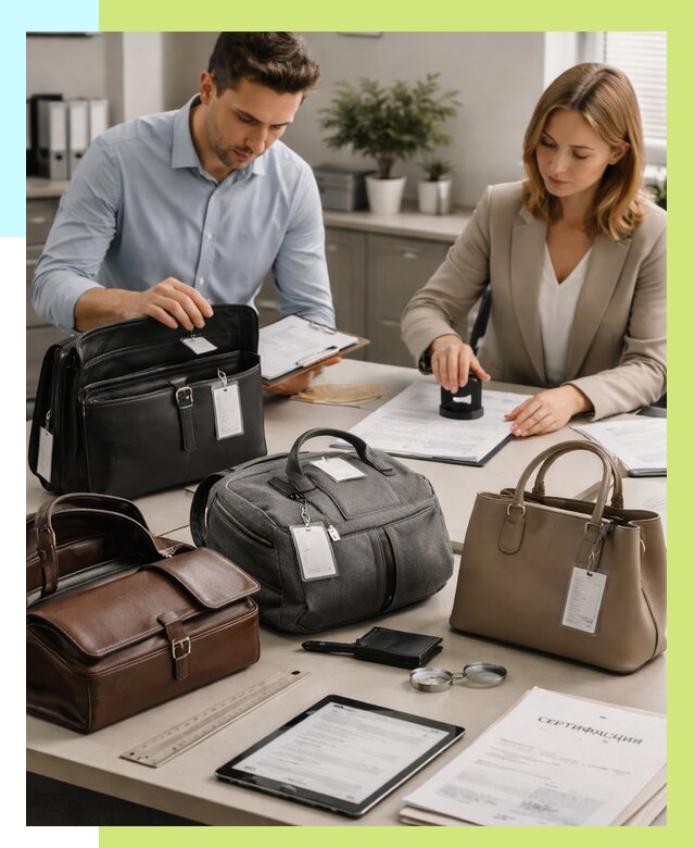 Сертификация сумок в Сорочинске от 7746 руб. | Алешин-Срч