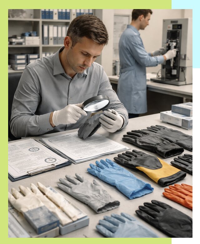 Сертификация перчаток и средств защиты продукции в Сорочинске