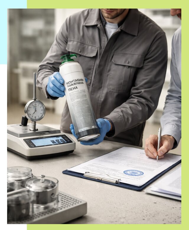 Сертификация монтажной пены в Сорочинске от 15492 р. | Алешин-Срч