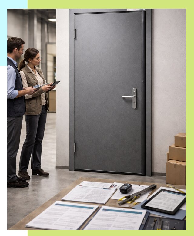 Сертификация противопожарных дверей в Сорочинске от 9295 р. | Алешин-Срч