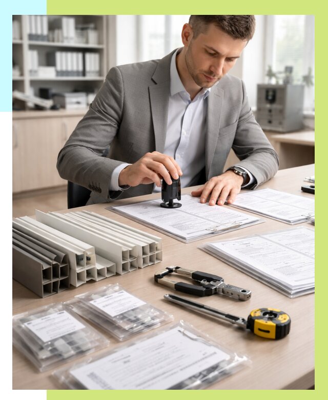 Сертификация ПВХ продукции в Сорочинске от 8779 р., Алешин-Срч