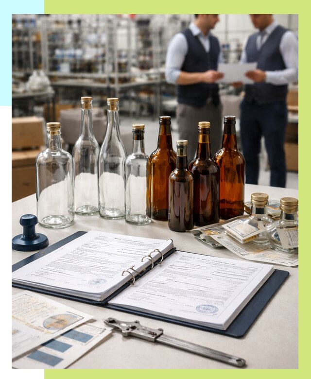 Сертификация стеклянных бутылок в Сорочинске от 25820 р. | Алешин-Срч