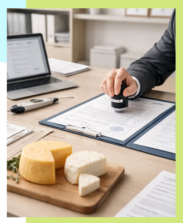 Сертификация сыров в Сорочинске от 15492 р | Сертификат на сыр Алешин-Срч