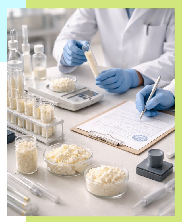 Сертификация творога в Сорочинске от 12394 р. под ключ | Алешин-Срч