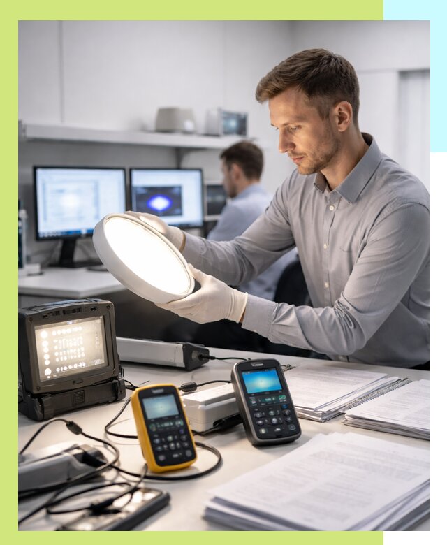 Сертификация светильников в Сорочинске: испытания и оформление