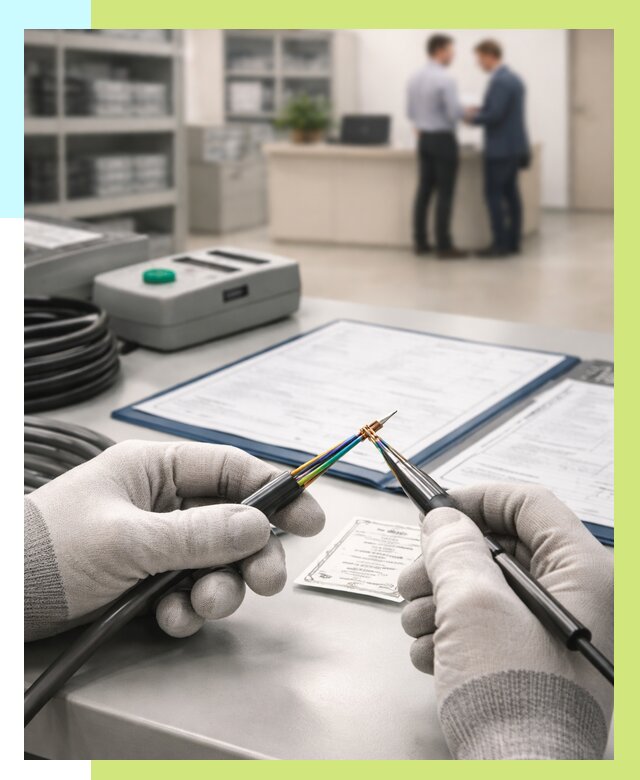 Сертификация провода в Сорочинске от 18590 р. в Алешин-Срч