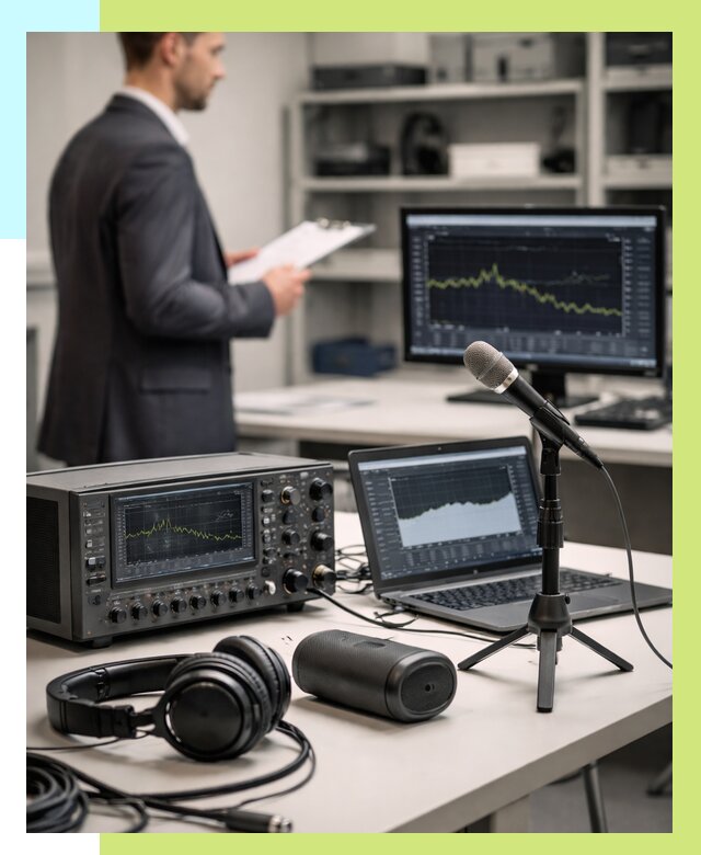 Сертификация аудиотехники в Сорочинске от 15492 р., Алешин-Срч