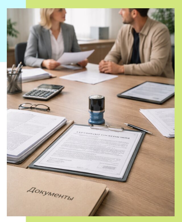 Сертификат соответствия на продукцию в Сорочинске от 15492 р.|Алешин-Срч