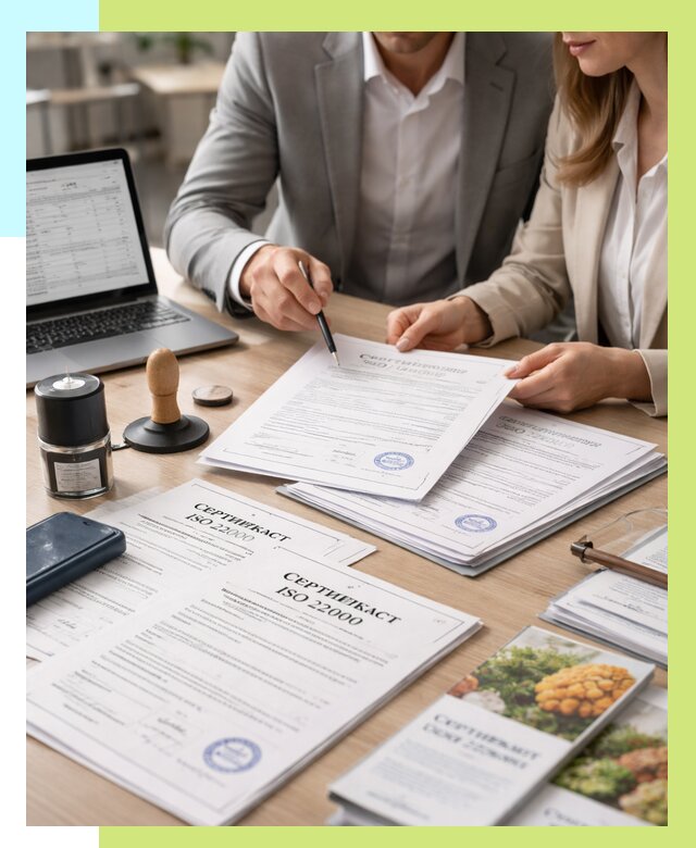 Сертификат ISO 22000 в Сорочинске от 41312 р. под ключ | Алешин-Срч