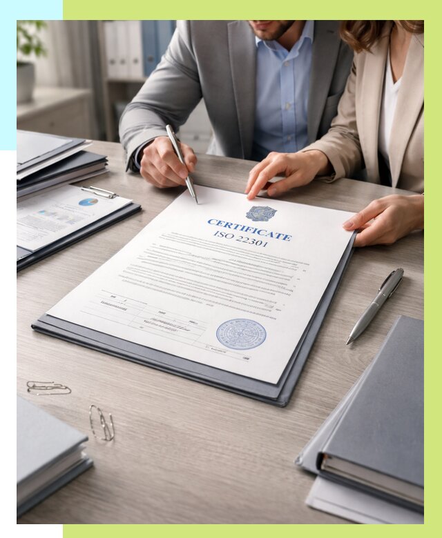 Сертификат ISO 22301 в Сорочинске от 46476 р. | Алешин-Срч срочно