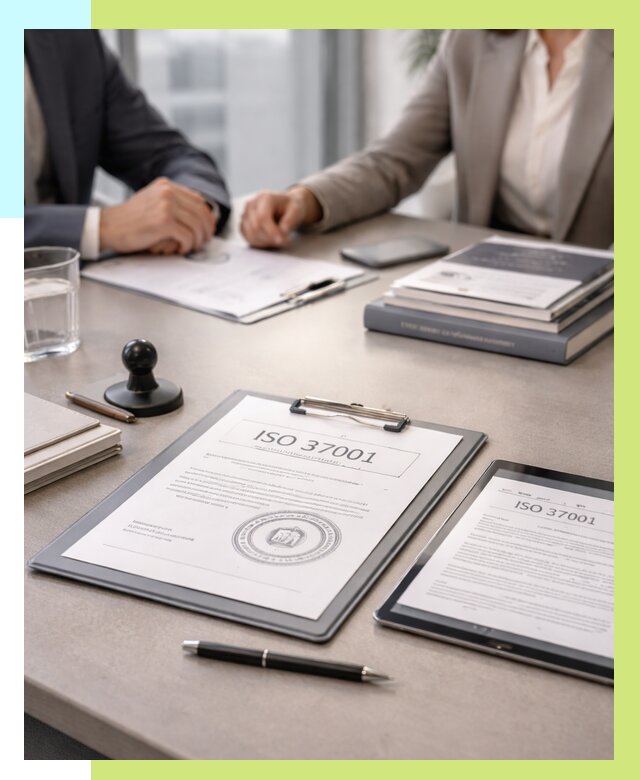 Сертификат ISO 37001 в Сорочинске оформить от 123936 р. Алешин-Срч