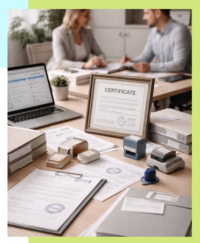 Сертификация компании в Сорочинске от 46476 р. | Алешин-Срч — заказ